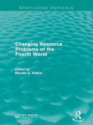 cover image of Changing Resource Problems of the Fourth World